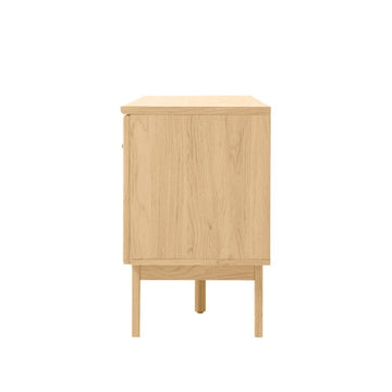 Finley 59 in. Farmhouse Caned TV Stand with Drawer and Storage Doors Fits TVs up to 65 in. with Cable Management - JONATHAN Y